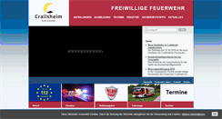 Desktop Screenshot of feuerwehr-crailsheim.de